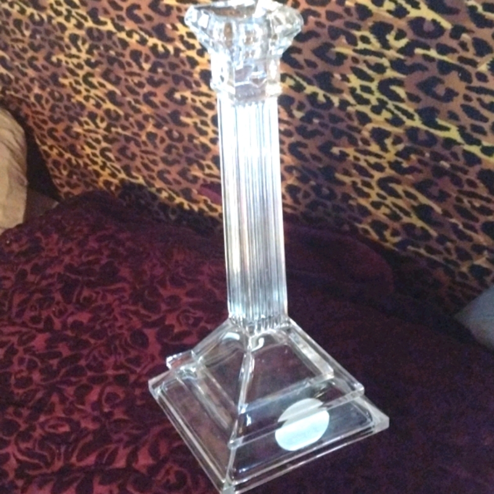 Crystal candle holder